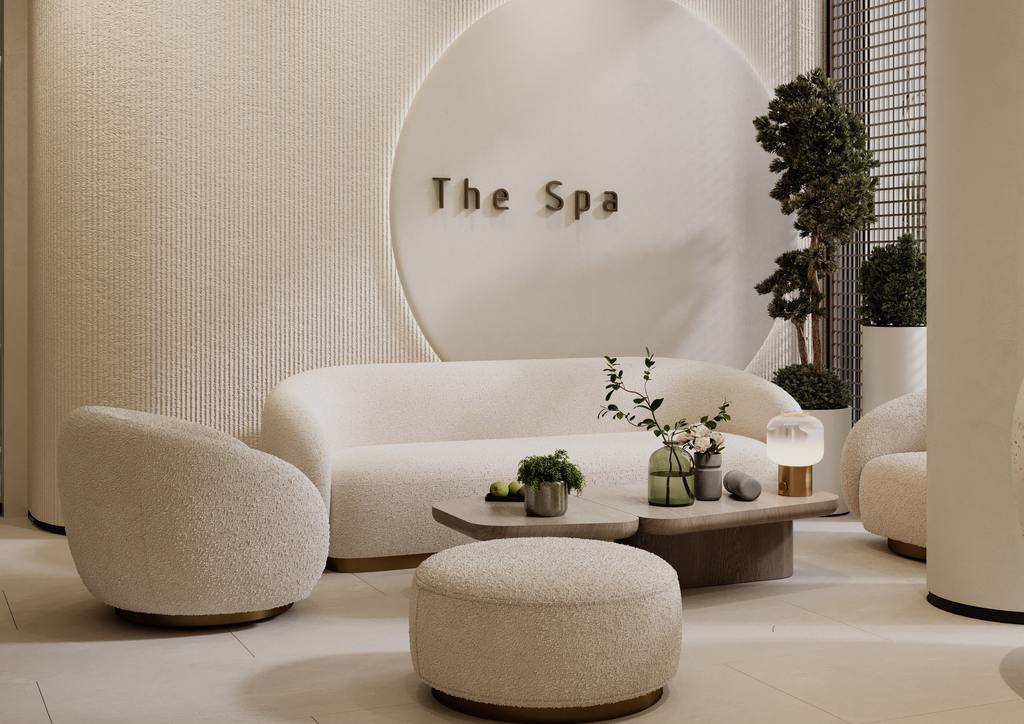 waiting area of a spa